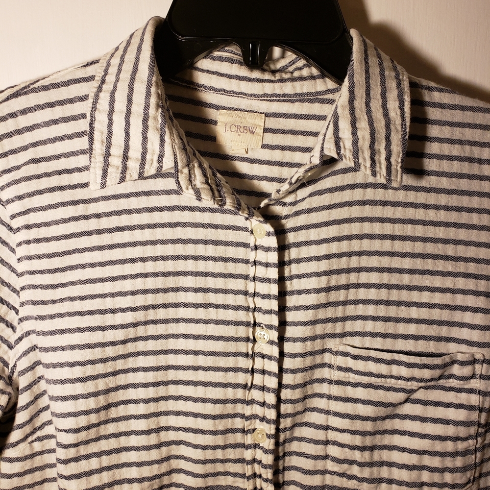 J Crew Womens small stripped Button down